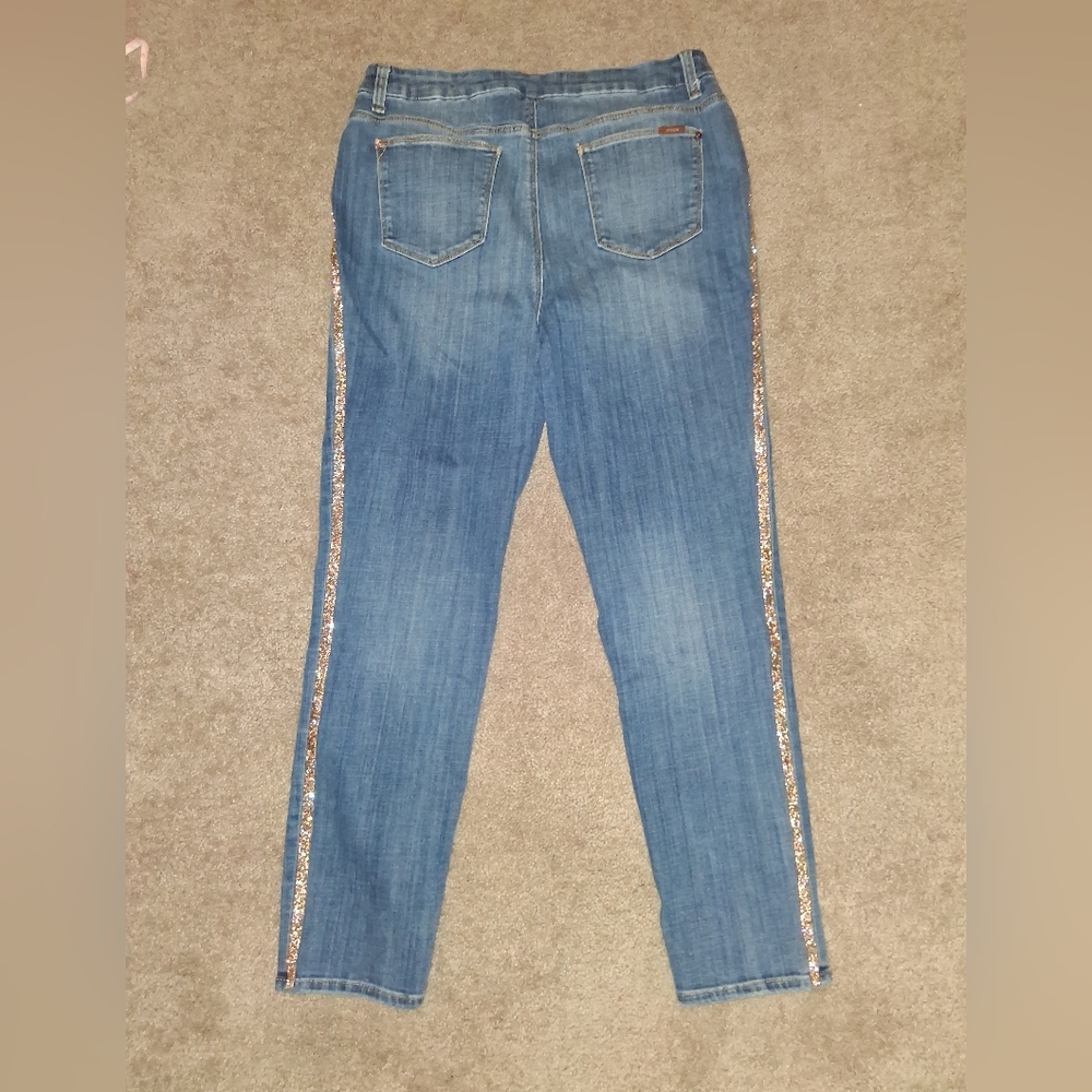 Chico's So Slimming Girlfriend Ankle Jeans Size 1.5 Regular